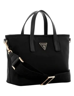 Guess Eco Gemma Mini Tote Bag in Black