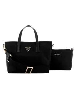 Guess Eco Gemma Mini Tote Bag in Black