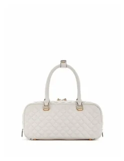Guess Eco Rianee Satchel in White