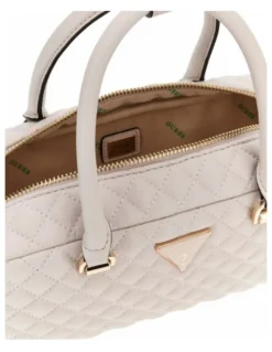 Guess Eco Rianee Satchel in White