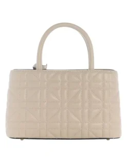 Guess Edita Elite Satchel Bag in Light Taupe