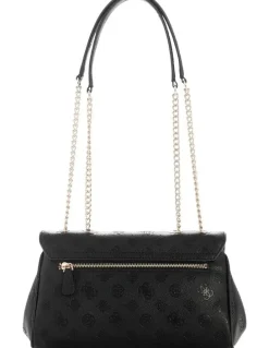 Guess Ella Logo Crossbody Bag in Black Logo