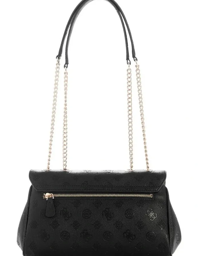 Guess Ella Logo Crossbody Bag in Black Logo