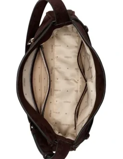 Guess Ella Satchel Bag in Espresso