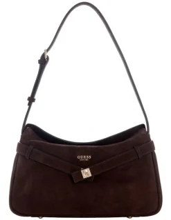 Guess Ella Satchel Bag in Espresso