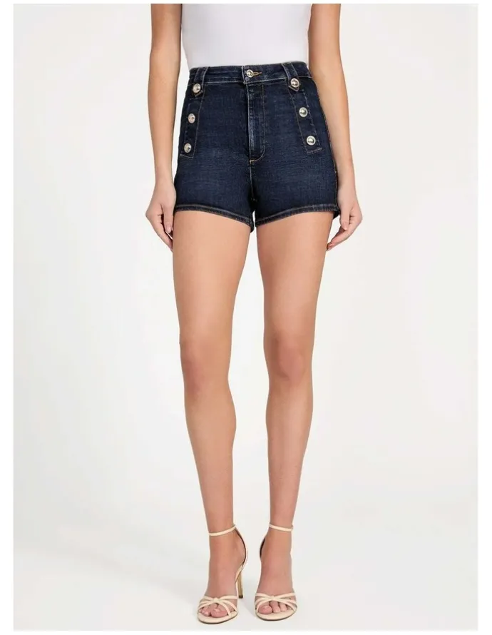 Guess Ellie Denim Shorts in Blue