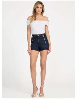 Guess Ellie Denim Shorts in Blue