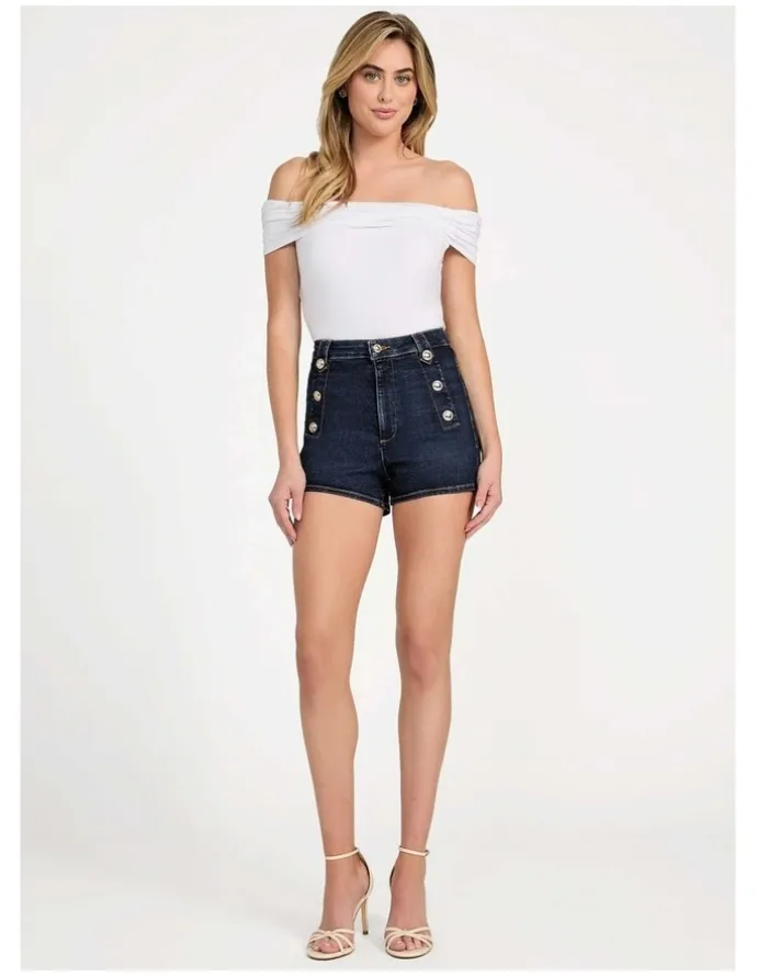 Guess Ellie Denim Shorts in Blue