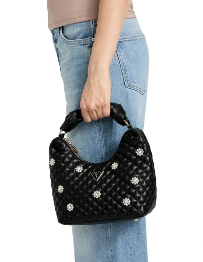 Guess Everlee Hobo Bag in Black