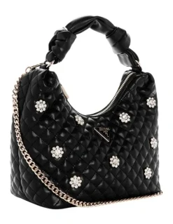 Guess Everlee Hobo Bag in Black
