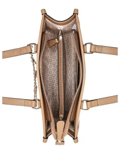 Guess Florance Tote Bag in Saddle Tan