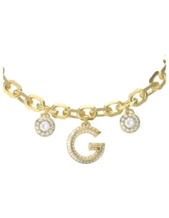 Guess G Crystal Bracelet in Gold