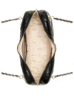 Guess Giully II Shoulder Satchel Bag in Black