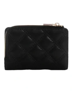 Guess Giully Zip Around Card Case in Black