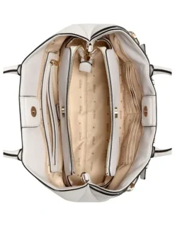 Guess Gregoria Girlfriend Satchel Bag in Stone