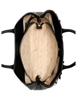 Guess Gregoria Girlfriend Satchel Bag in Black