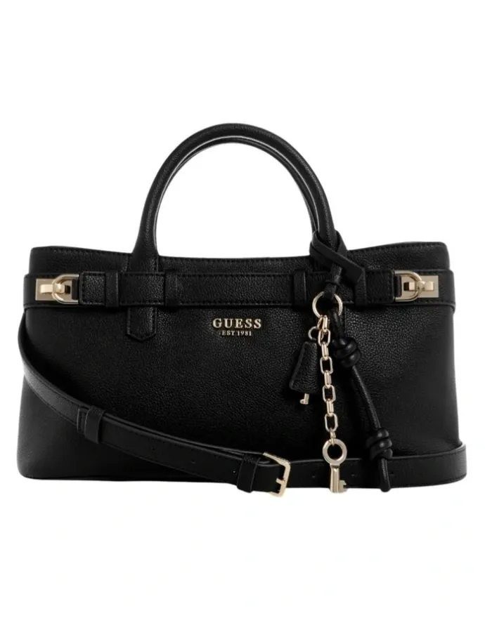 Guess Gregoria Girlfriend Satchel Bag in Black