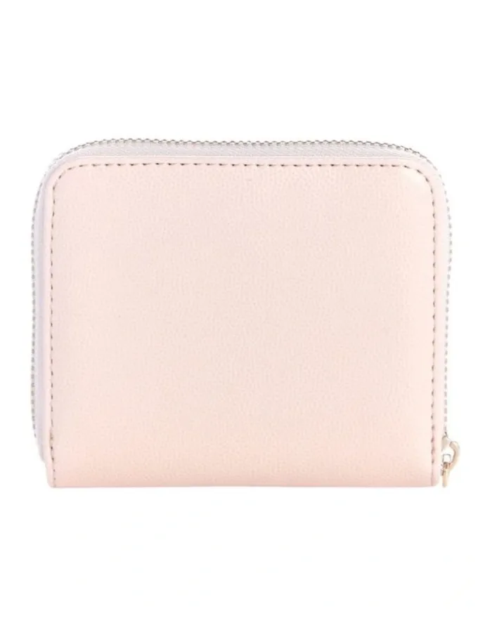 Guess Isobel Small Zip Around Wallet in Light Rose