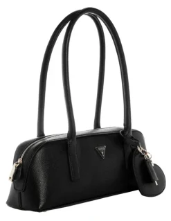 Guess Isobel Sml Satchel Bag IN Black
