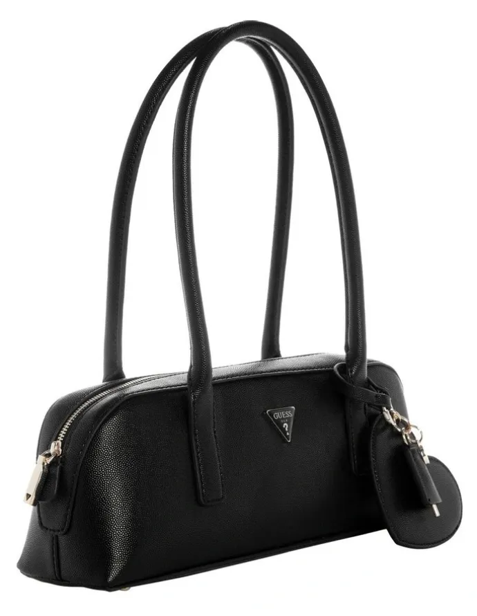 Guess Isobel Sml Satchel Bag IN Black