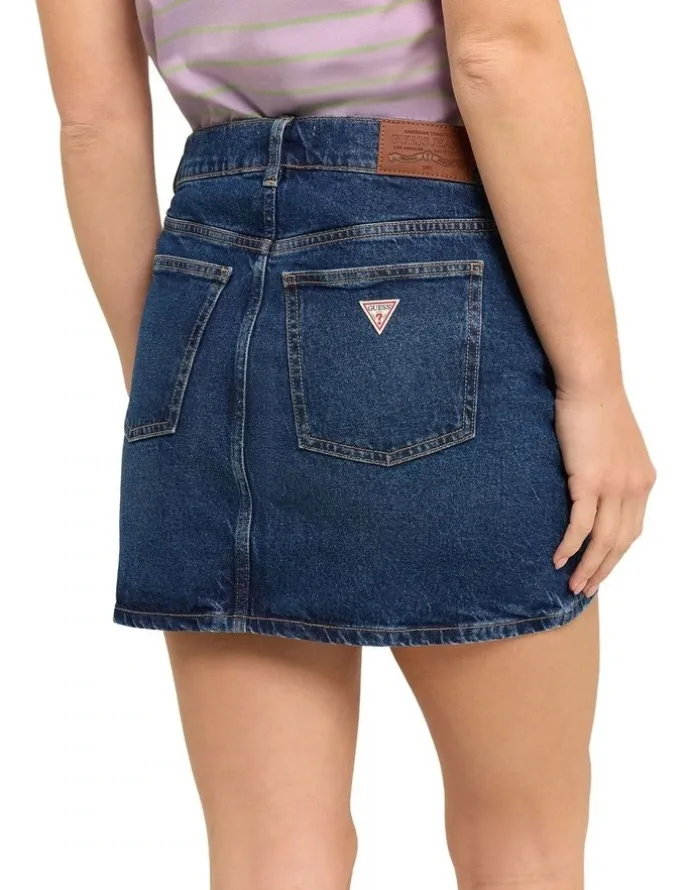 Guess Jeans Classic Mini Skirt in Blue