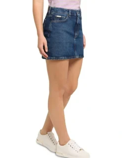 Guess Jeans Classic Mini Skirt in Blue