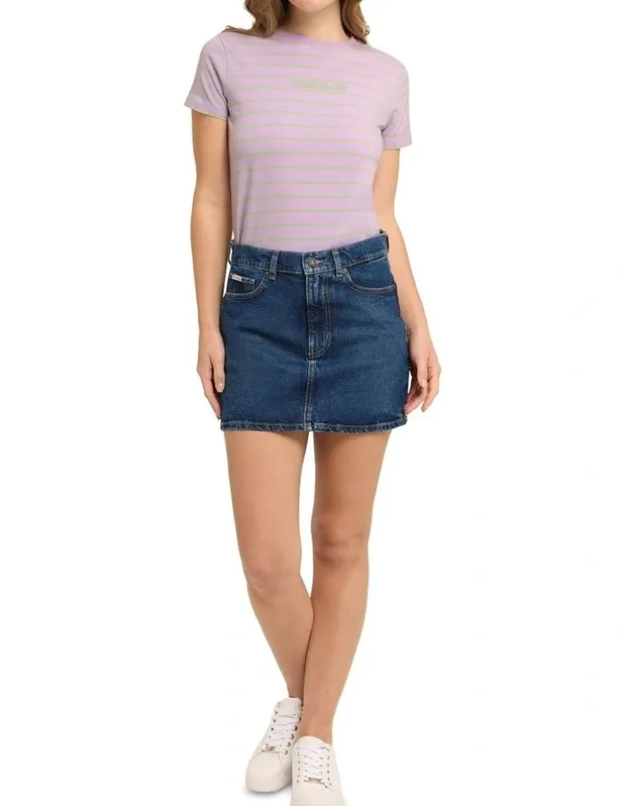 Guess Jeans Classic Mini Skirt in Blue