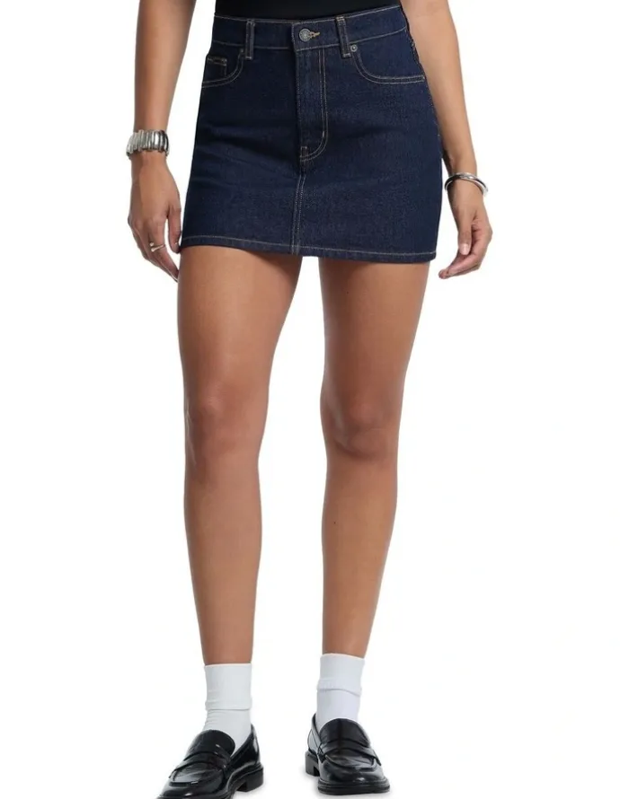 Guess Jeans Classic Mini Skirt in Blue
