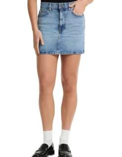 Guess Jeans Classic Mini Skirt in Blue