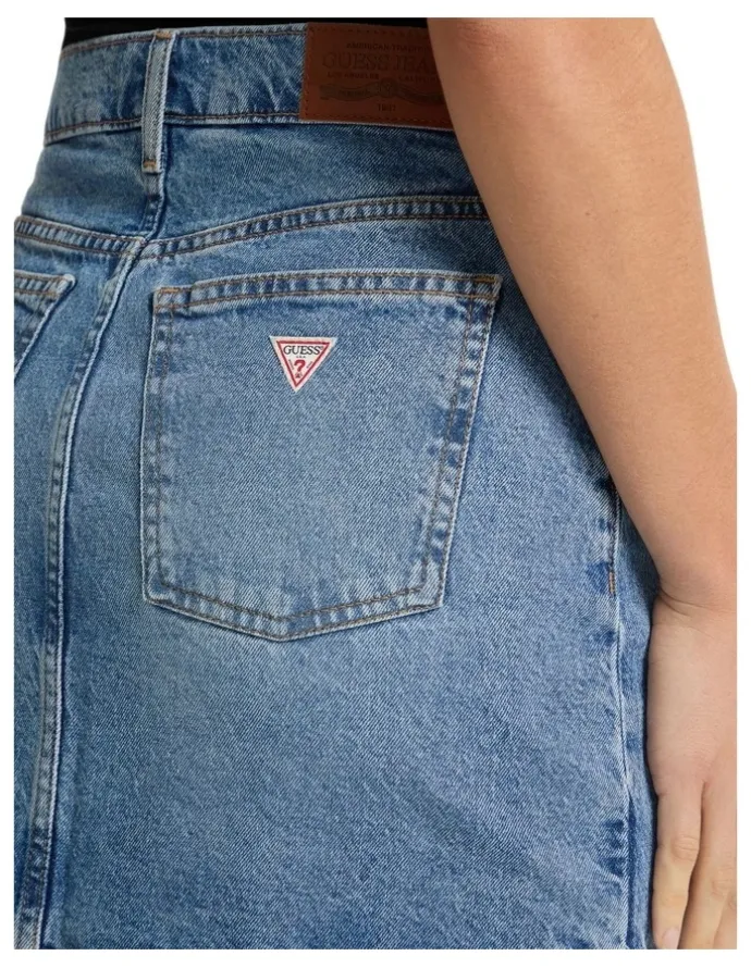 Guess Jeans Classic Mini Skirt in Blue