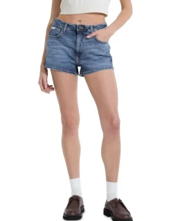 Guess Jeans Highwaist Vintage Short in Blue