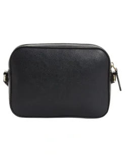 Guess Kamryn Zip Top Crossbody Bag in Black
