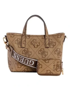 Guess Latona II Mini Tote Bag in Brown