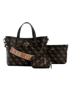 Guess Latona Mini Tote Bag in Brown