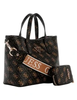 Guess Latona Mini Tote Bag in Brown
