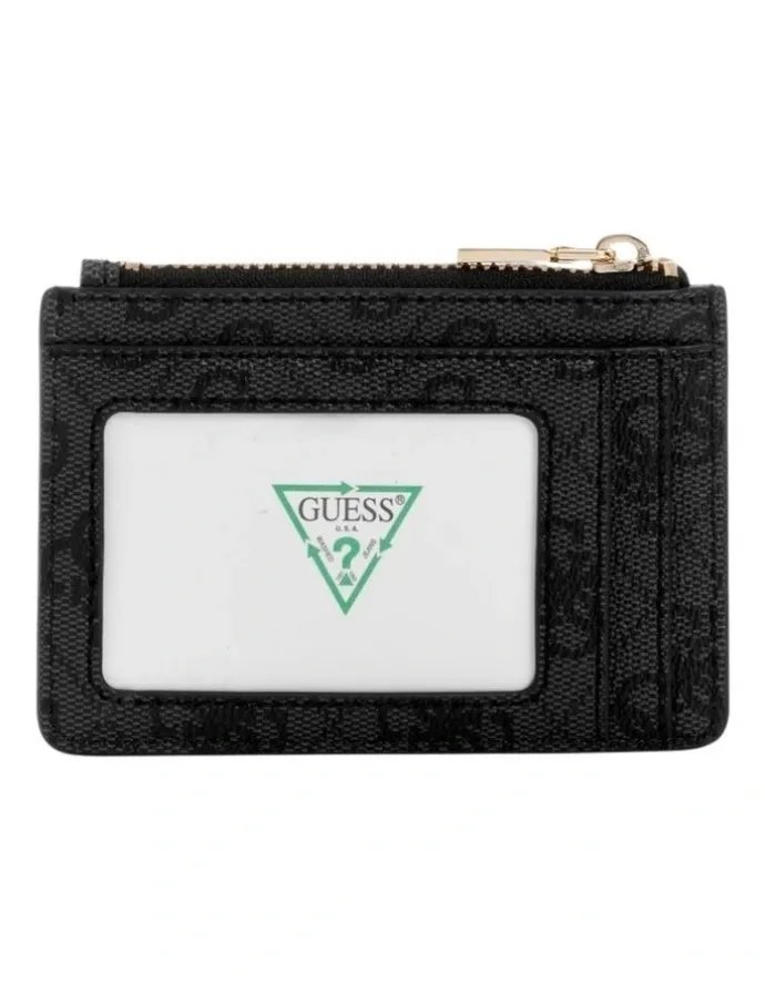 Guess Laurel Credit Card Case Wallet in Coal Logo