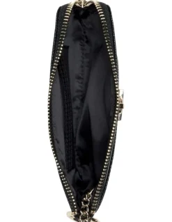 Guess Laurel II Key Ring Pouch in Black Logo
