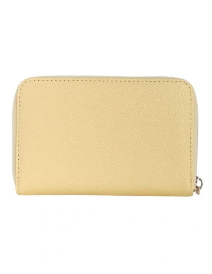 Guess Laurel Medium Zip Around Wallet in Yellow