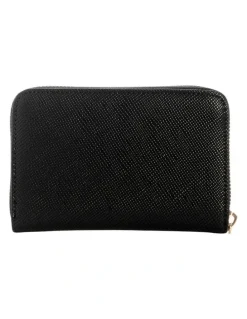 Guess Laurel Medium Zip Around Wallet in Black