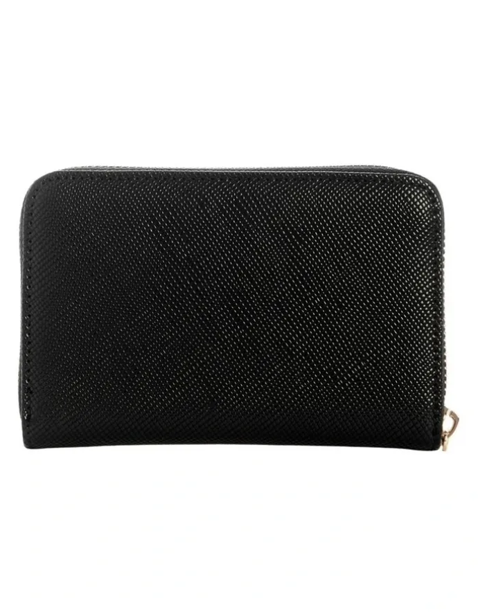Guess Laurel Medium Zip Around Wallet in Black