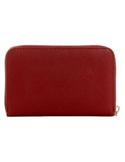 Guess Laurel Medium Zip Around Wallet in Garnet