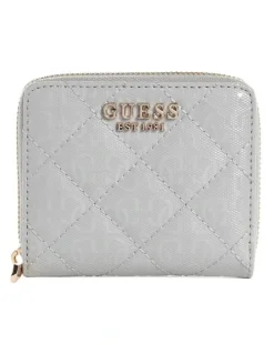 Guess Laurel Small Wallet in Lavender Grey