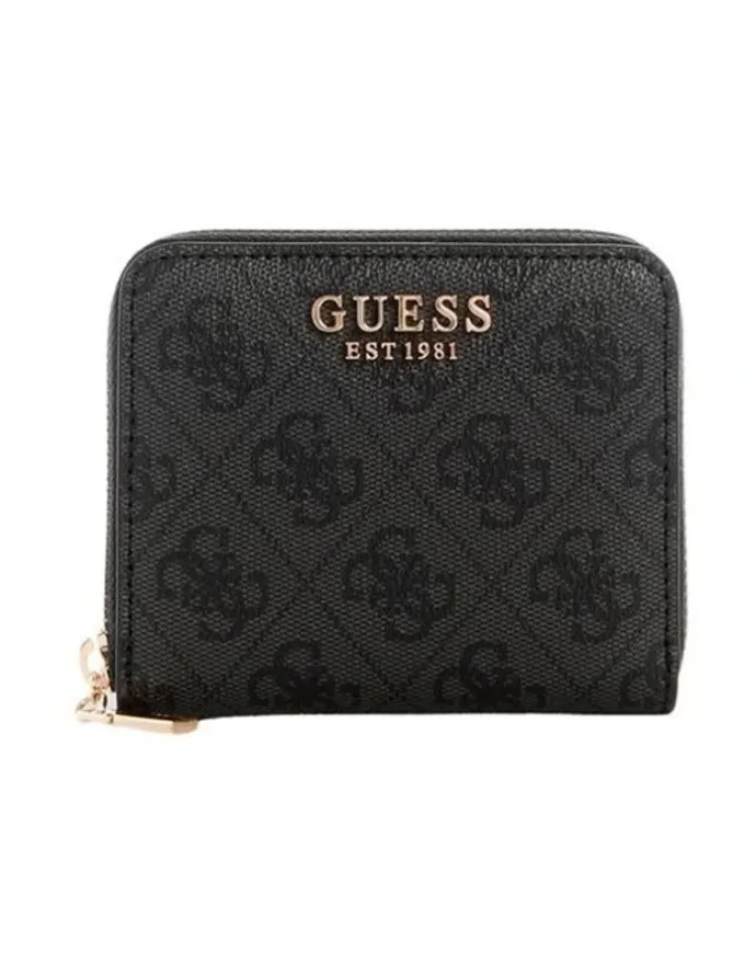 Guess Laurel Small Wallet in Coal Logo