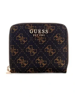 Guess Laurel Small Wallet in Brown Logo