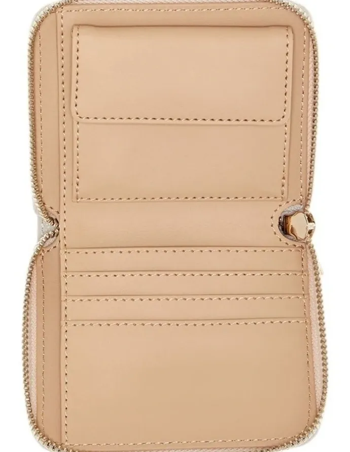 Guess Laurel Small Wallet in Bone Logo