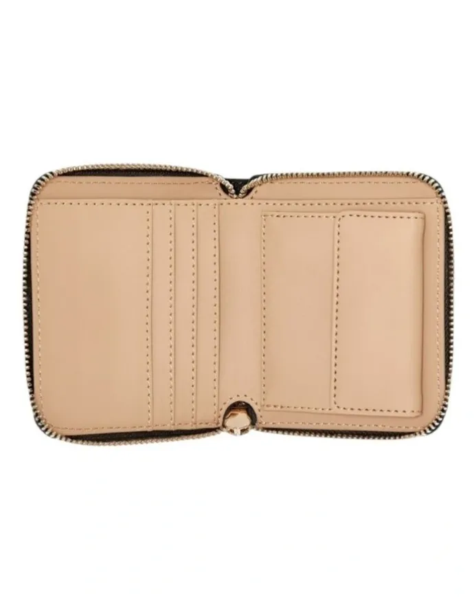 Guess Laurel Small Zip Around Wallet in Black