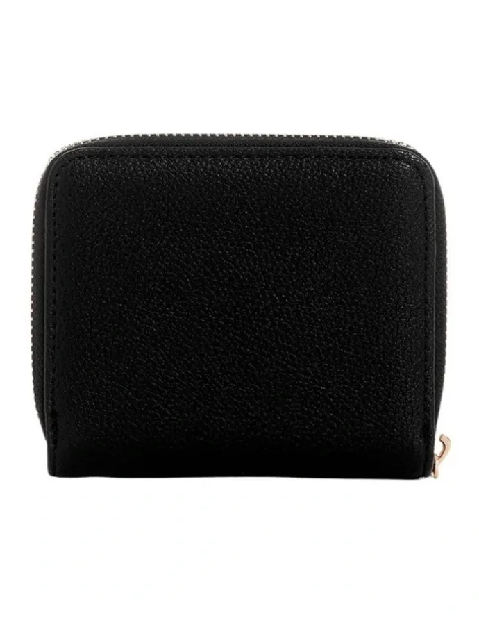 Guess Laurel Small Zip Wallet in Black