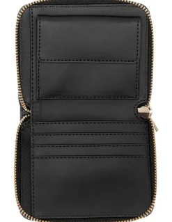 Guess Laurel Small Zip Wallet in Black