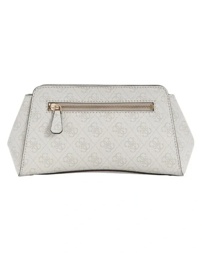 Guess Leona Girlfriend Crossbody Bag in Bone Logo