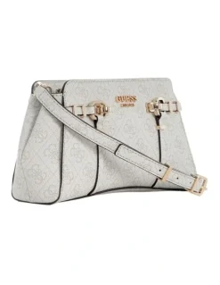 Guess Leona Girlfriend Crossbody Bag in Bone Logo